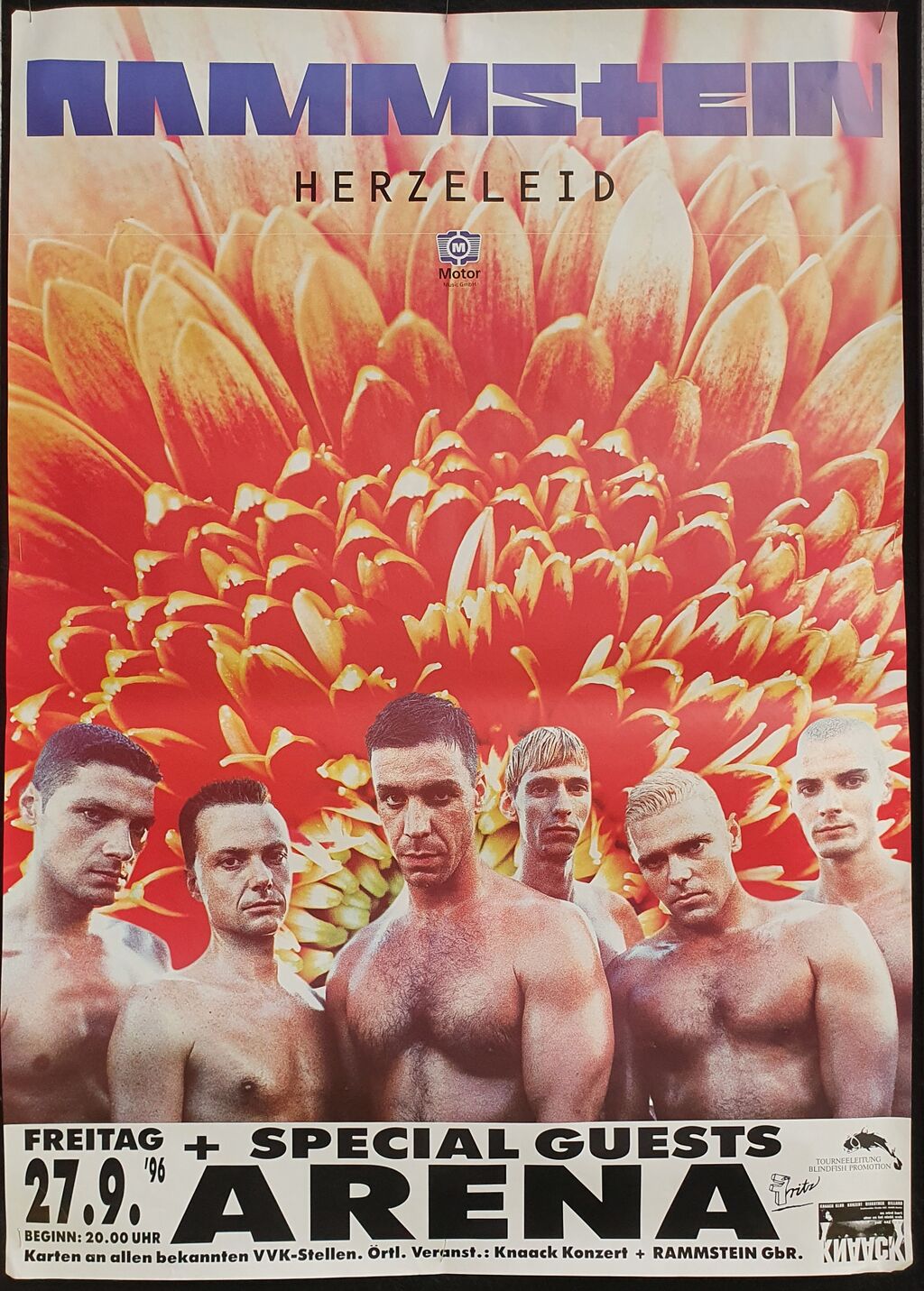 Plakat Herzeleid Tour